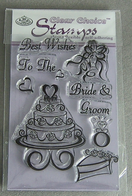 Royal Langnickel Mini-Stempel Acryl "Just Married"