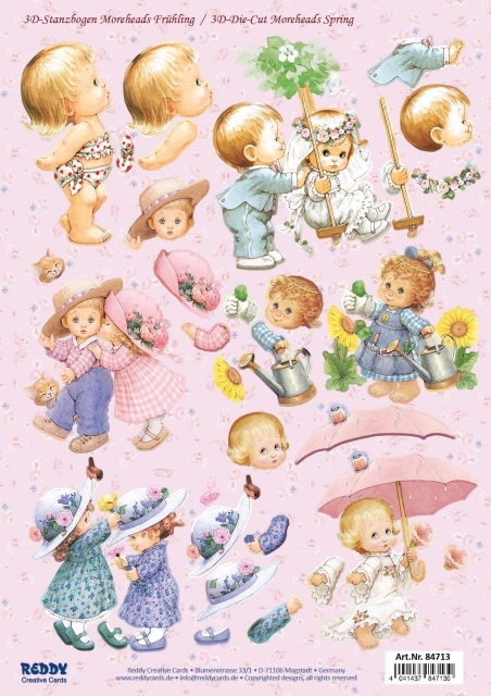 Reddy Cards Stanzbogen Moreheads Frühling 2