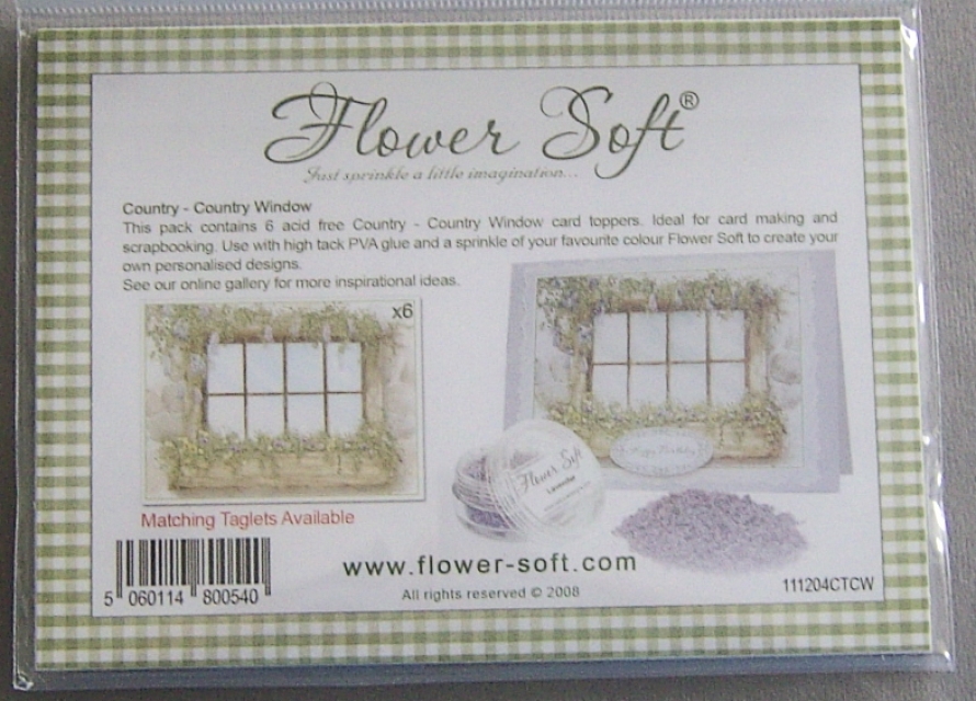 Kartenaufleger 11 x 15 cm 6 Stück Fenster