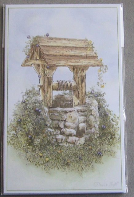 Kartenaufleger 11 x 15 cm 6 Sück Brunnen