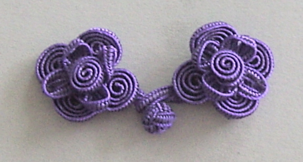 Posamentenverschluß violett