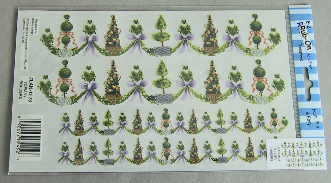 RUBBELBILDER Topiary Borders