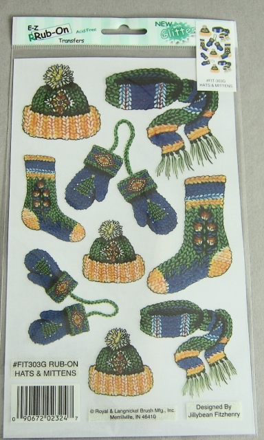 RUBBELBILDER Hats and Mittens
