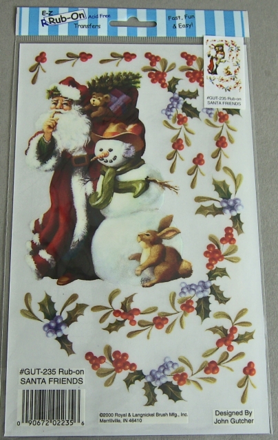 RUBBELBILDER Santa Friends