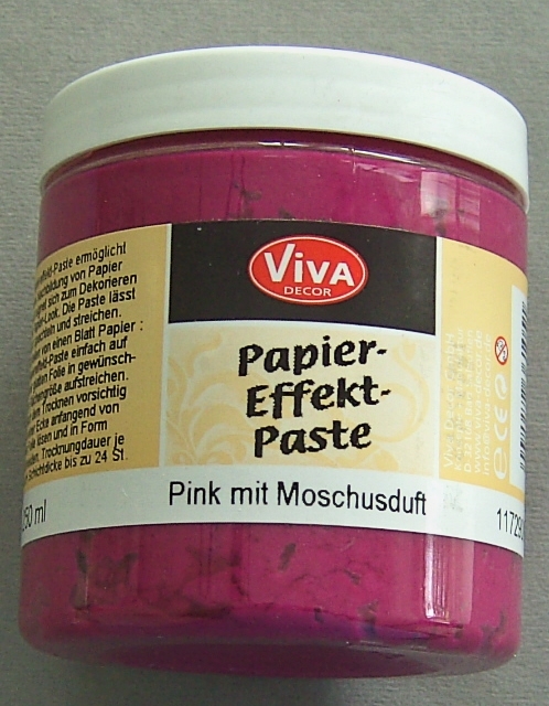 VIVA Decor Papier-Effekt-Paste mit Duft Pink mit Moschusduft