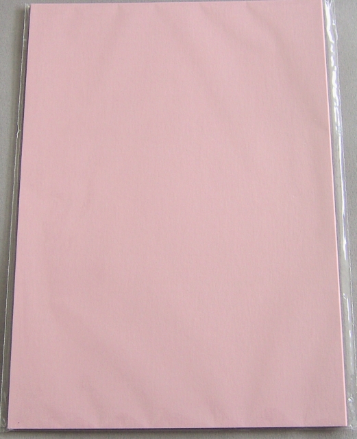 Satinkarton A4  310 Gramm beidseitig satiniert, rosé satiniert