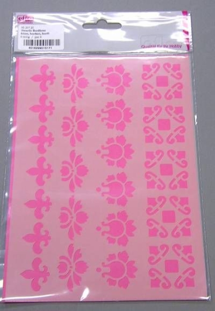 Efco Stencil Bordüren 4 teilig