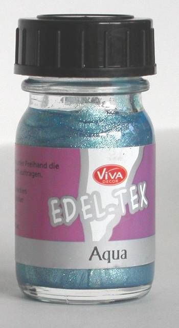VIVA Textilfarbe ""Edel-Tex"" 25 ml aqua