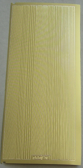 Konturensticker Borte VII gold