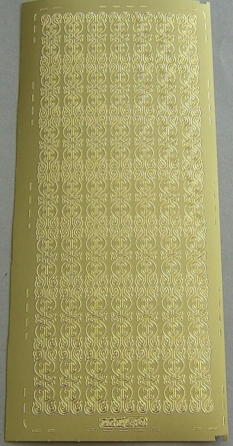 Konturensticker Borte XIII gold