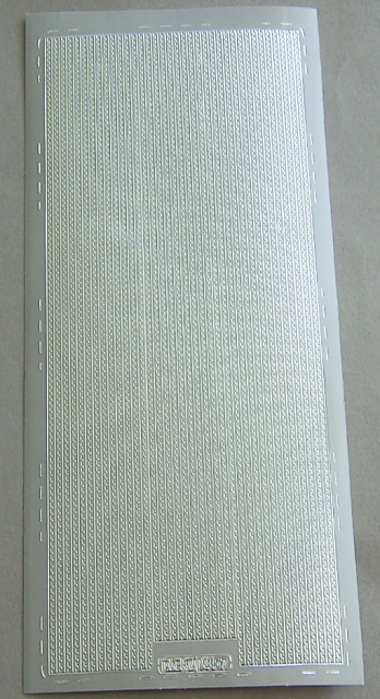Konturensticker Borte IX silber
