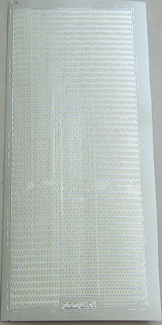 Konturensticker Borte XI silber