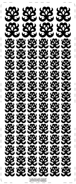 Konturensticker Borte XVII gold