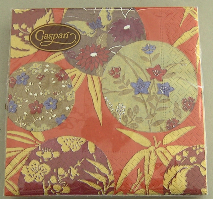 Caspari Lunch Serviette pro Stück Kimono spice