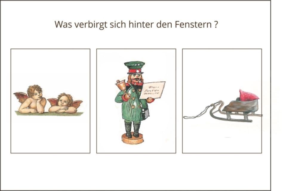 Miniadventskalender mit Umschlag Wernigerode