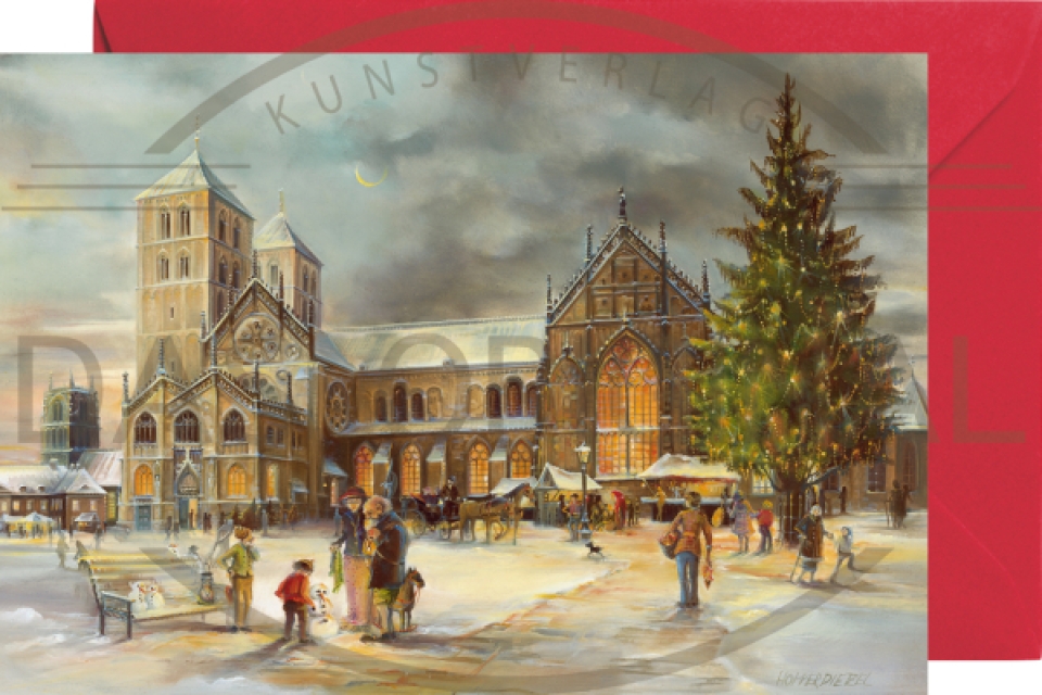 Miniadventskalender mit Umschlag Münster