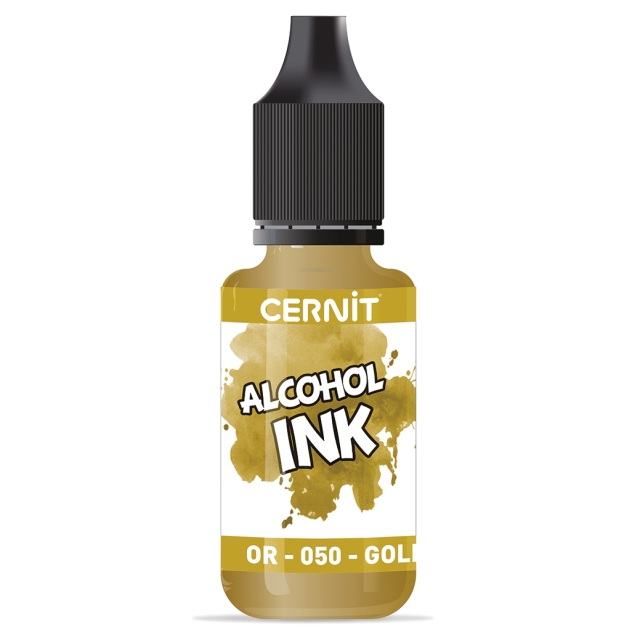 Cernit Alkoholtinte 20 ml gold opak