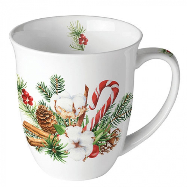 Ambiente Mug Tasse 0,4 l Christmas Arrangement