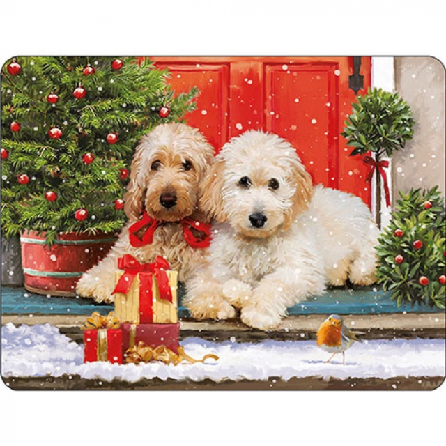 Ambiente Placemat / Tischset Dogs at the Door