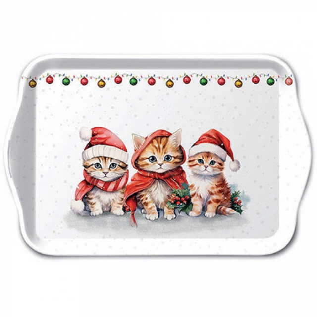 Ambiente Tablett 13 x 21 cm Funny Cute Kittens