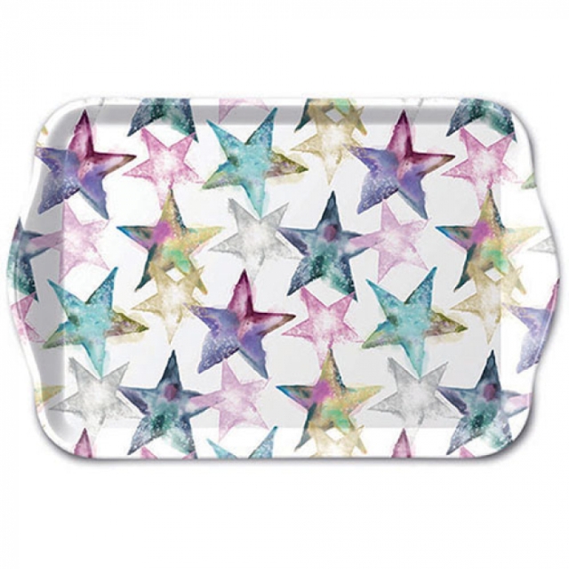 Ambiente Tablett 13 x 21 cm Watercolour Stars