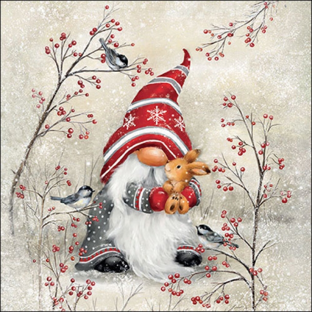 Ambiente Lunch Serviette 33 x 33 cm pro Stück Dwarf Hug