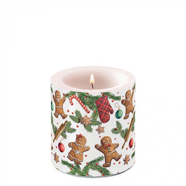 Ambiente Candle Kerze small Gingerbread Cookies