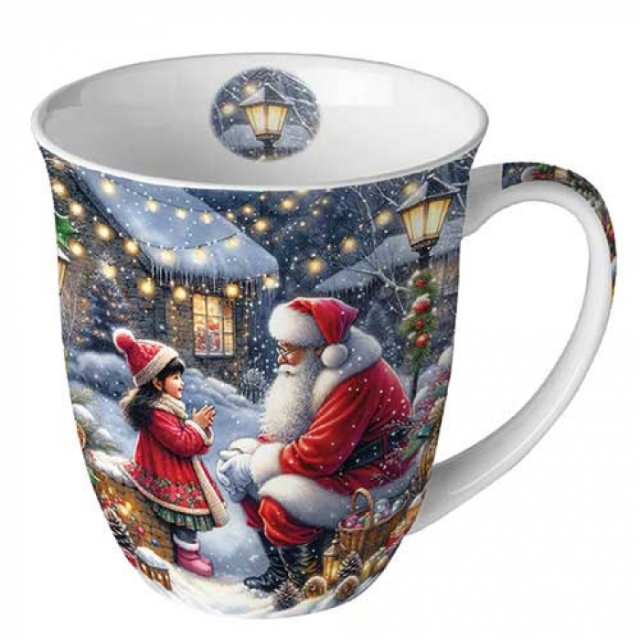 Ambiente Mug Tasse 0,4 l Talking to Santa