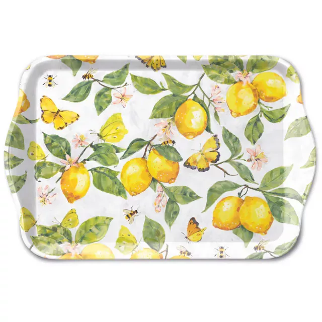 Ambiente Tablett 13 x 21 cm Fresh Lemons White