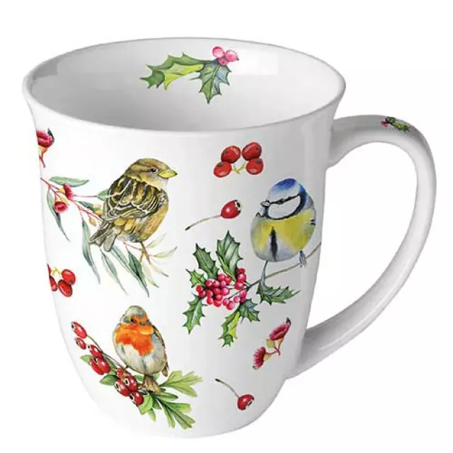 Ambiente Mug Tasse 0,4 l Birds in Winter