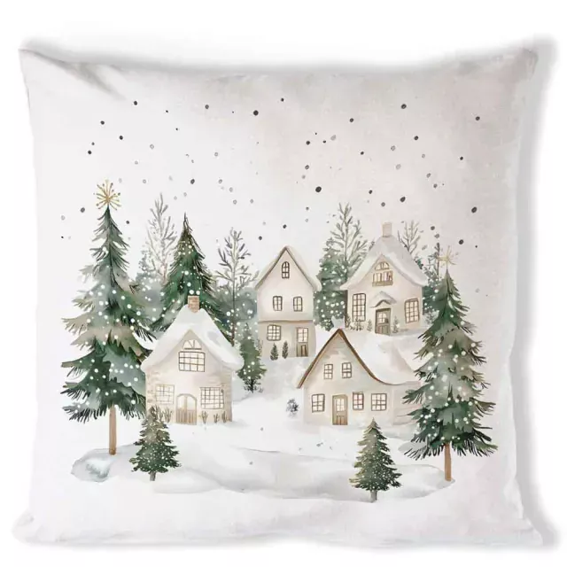 Ambiente Kissenhülle Cushion Cover 40 x 40 cm Snowy Houses