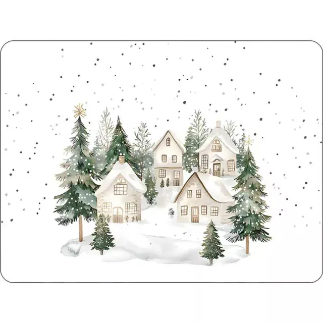 Ambiente  Placemat Tischset Snowy Houses
