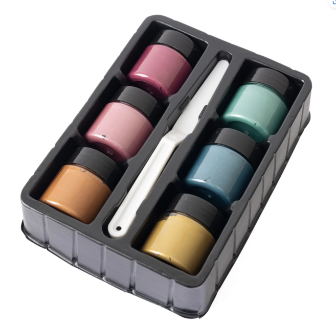 American Crafts Vicki Boutin Mixed Media Metallic Texture Paste Set