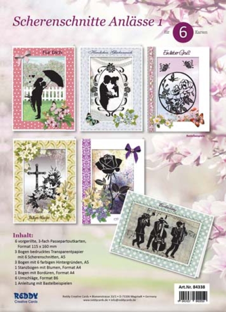 Reddy Cards Scherenschnitte Anlässe 1