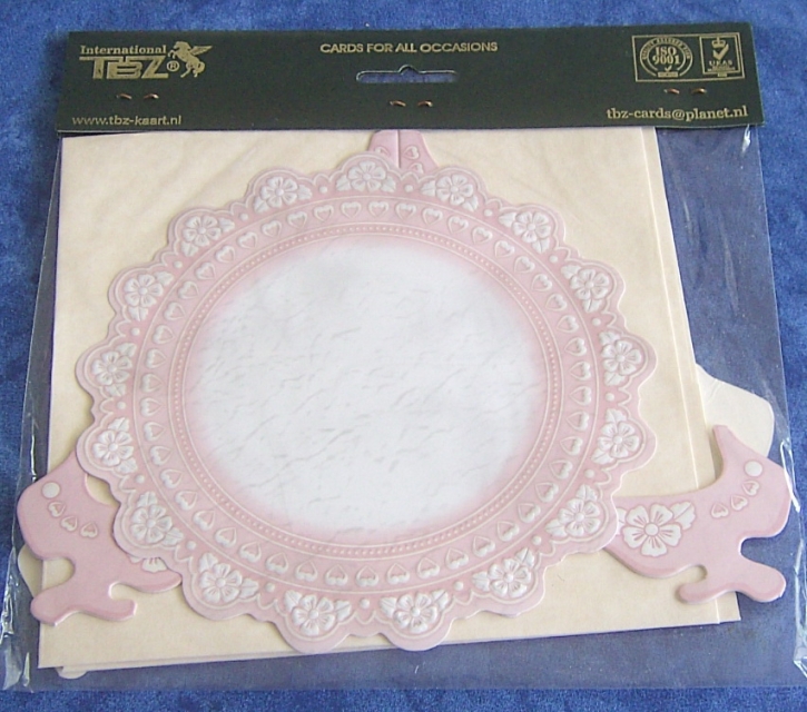 Set aus 2 Aufstellerkarten 16,5 x 16,5 cm