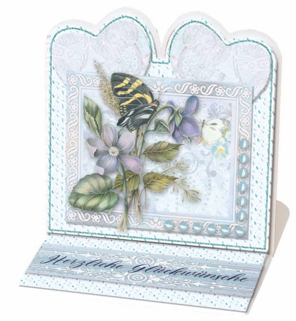 Reddy Cards Bastelset Romantische Aufstellkarten