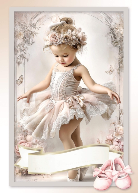 Reddy Cards Bastelset für 12 Karten Ballerinas