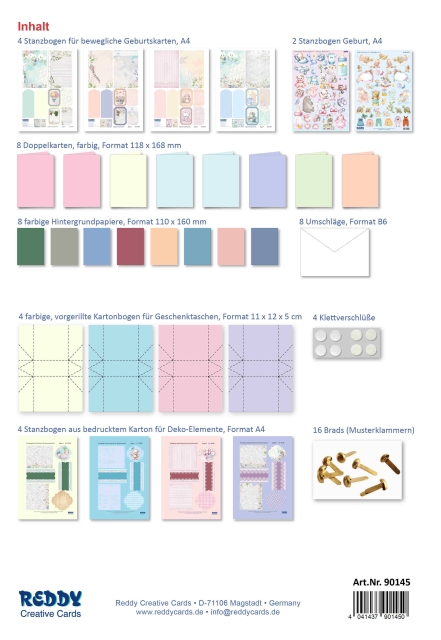 Reddy Cards Bastelset Baby Geburt
