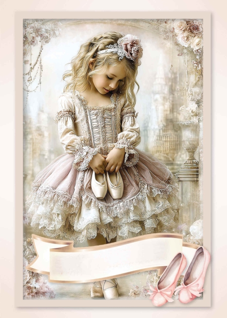 Reddy Cards Bastelset für 12 Karten Ballerinas