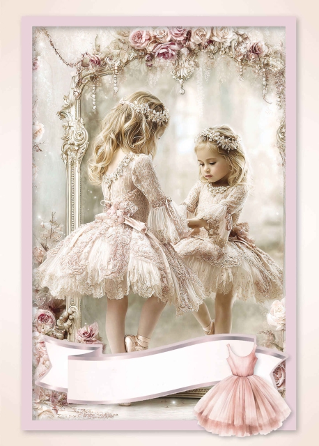 Reddy Cards Bastelset für 12 Karten Ballerinas