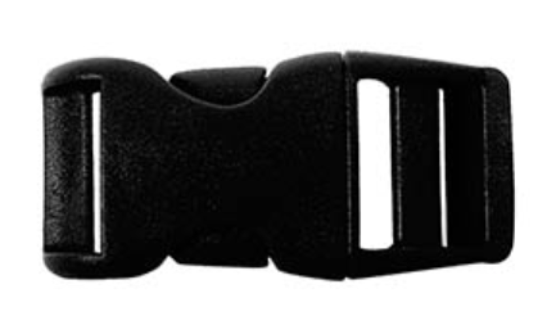 Bea Lena Steckverschluss 2,2 x 4,6 cm schwarz