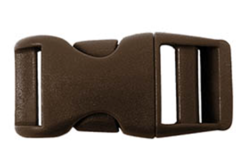 Bea Lena Steckverschluss 2,2 x 4,6 cm braun