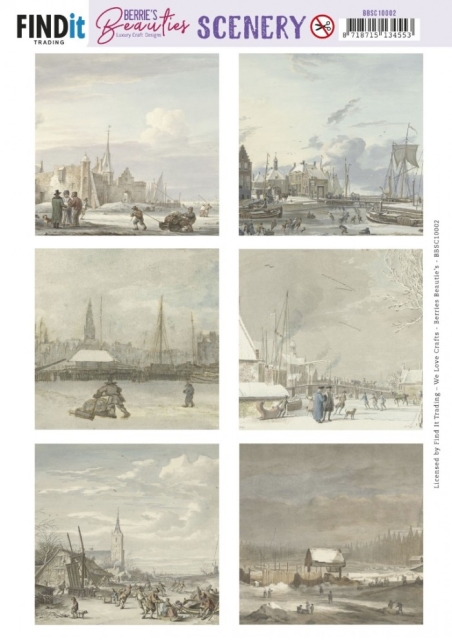 Berries Beauties Pushout Scenery Vintage Dutch Winter