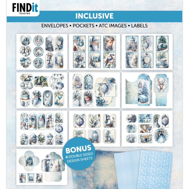 Berries Beauties All in one Craft Boek 3 Blue Christmas