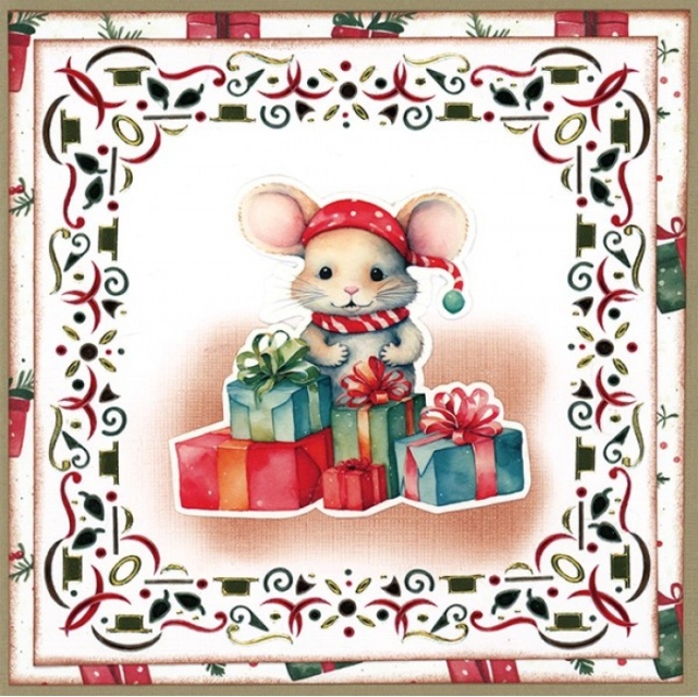 Berries Beauties 3D Cutting Sheet A Very Furry Christmas