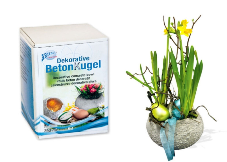 Dekorative Betonkugel-Set