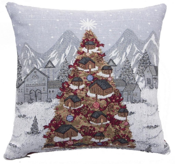 Kissenbezug 40 x 40 cm Weihnachtsbaum