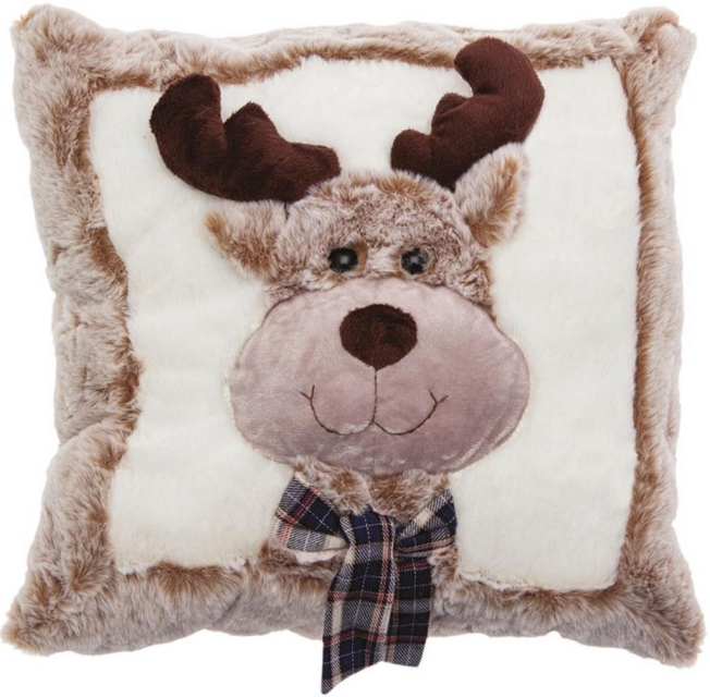 Plüsch-Kissen 33 x 33 cm Elch Eric