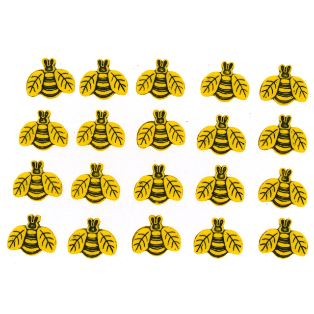 Knopf Tiny Bees pro Stück