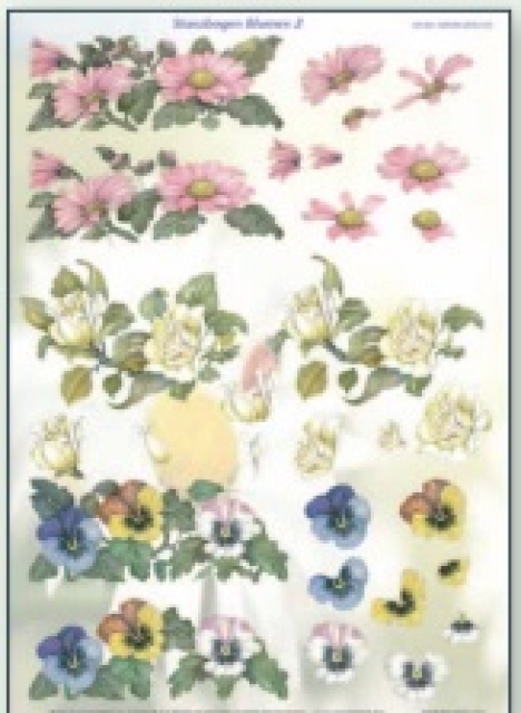 Reddy Cards Stanzbogen Blumen 2